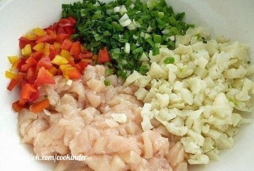 Котлетки из куриного Филе и овощей для стройняшек. 03 Котлетки из куриного Филе и овощей для стройняшек. 03