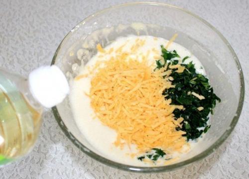 Тонкие блинчики с сыром и петрушкой. 02