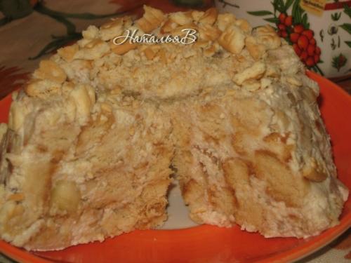 Детское меню - творожно - банановый десерт с печеньем - быстро, вкусно, сытно.

