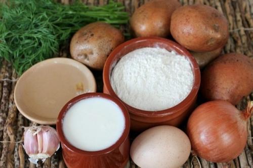 Картофельные лепешки на кефире. 01 Картофельные лепешки на кефире. 01