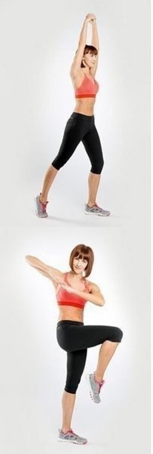 Упражнения для плоского животика. 02