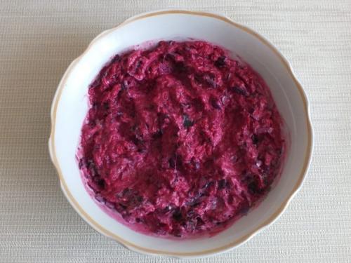 Салат Бордо.  Ингредиенты: 02