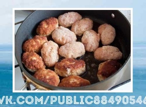 Великолепный рецепт.  Котлеты с подливой. 02