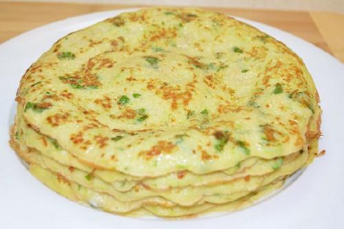 Блинчики из кабачков.

