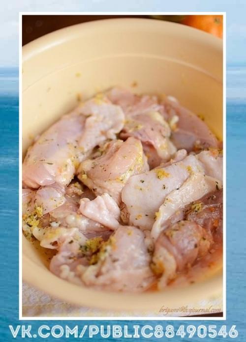 Замечательный рецепт. Курица с мандаринами. 03 Замечательный рецепт. Курица с мандаринами. 03