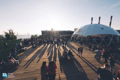 Электроарфистка Ольга Максимова даст большой летний концерт на Roof Music Fest. 01
