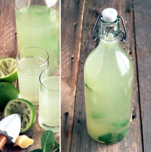 Мятный лимонад, мы пьем перед едой очень полезно!