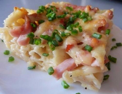 Макаронная запеканка 