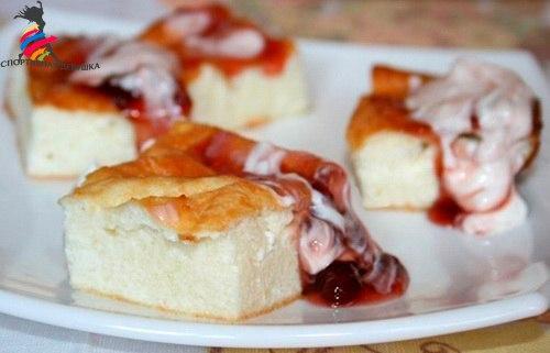 Фантастически вкусная творожная запеканка?