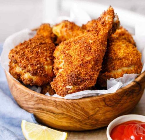 Куриные ножки с панировке - вкусные, хрустящие. 01