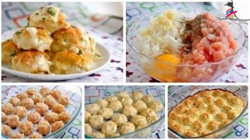 Нежнейшие куриные шарики в сырно - сливочном соусе? Нежнейшие куриные шарики в сырно - сливочном соусе?