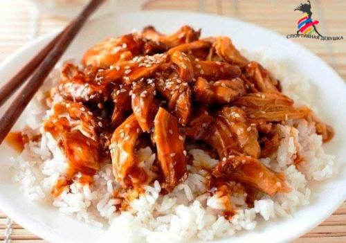 Курица в соусе терияки (2 порции?