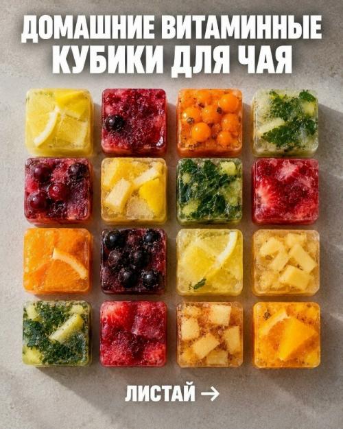 Эти кубики превращают обычный чай в напиток, который хочется заваривать всю осень.
