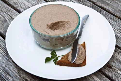 Грибной паштет, минимум калорий.
