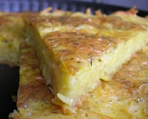 Запеканка из тертого картофеля с сыром и чесноком. 09 Запеканка из тертого картофеля с сыром и чесноком. 09