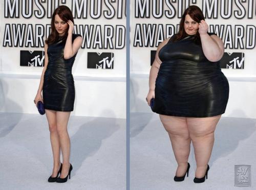 Так бы выглядели знаменитости с формами плюс - сайз. 07