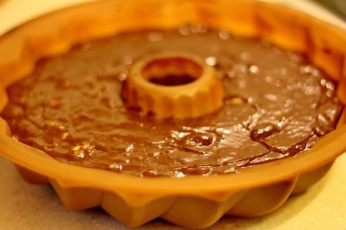 Шоколадно - банановый кекс. 04