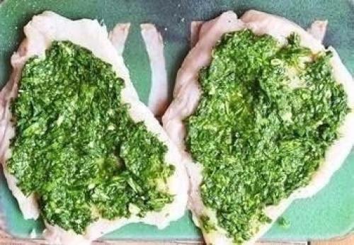 Куриные рулеты с зеленью? 03