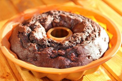 Шоколадно - банановый кекс. 05