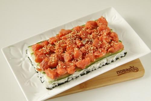 Салат Суши. Ингредиенты: 06 Салат Суши. Ингредиенты: 06