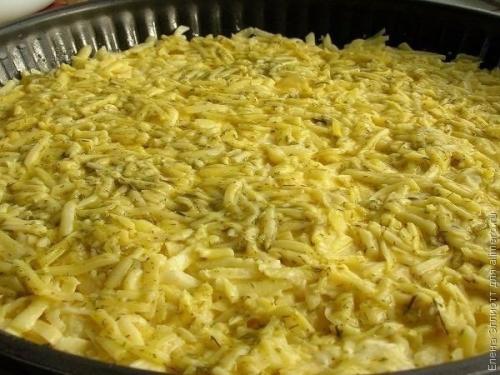 Запеканка из тертого картофеля с сыром и чесноком. 07 Запеканка из тертого картофеля с сыром и чесноком. 07