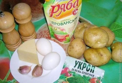 Запеканка из тертого картофеля с сыром и чесноком. 01 Запеканка из тертого картофеля с сыром и чесноком. 01