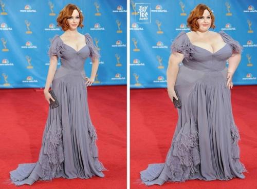 Так бы выглядели знаменитости с формами плюс - сайз. 01