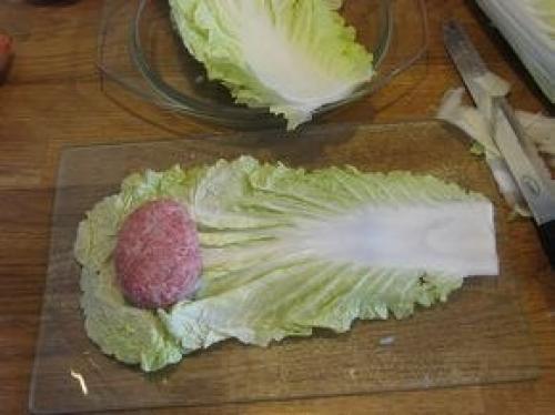 Голубцы из пекинской капусты в духовке. 03 Голубцы из пекинской капусты в духовке. 03