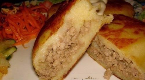 Картофельные зразы.  Ингредиенты: