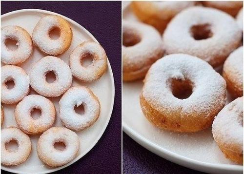 Нежные пончики из творога. 01