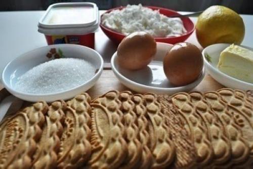 Домашний чизкейк.   Ингредиенты: 01