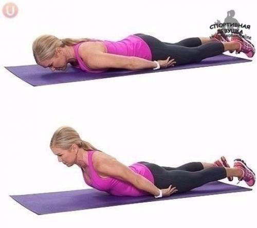 Упражнения для каменного пресса и здоровья спины. 01
