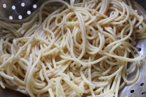 Спагетти с курицей в сливочном соусе. 08