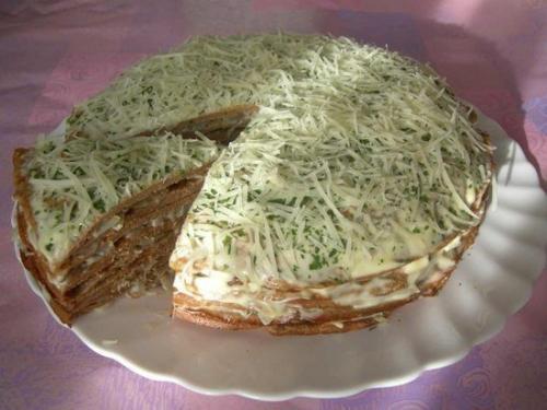 Печеночный торт.  Ингредиенты: