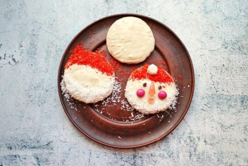 Бисквитное печенье Дед Мороз. 07 Бисквитное печенье Дед Мороз. 07