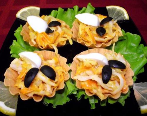 Топ - 7 вариантов закусочных тарталеток? 

