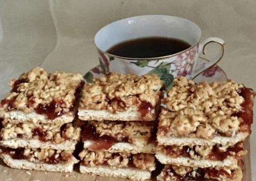 Венское печенье или тертый пирог к чаю. 01