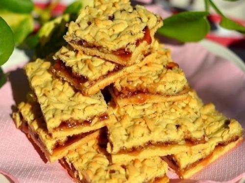 Венское печенье или тертый пирог к чаю. 02