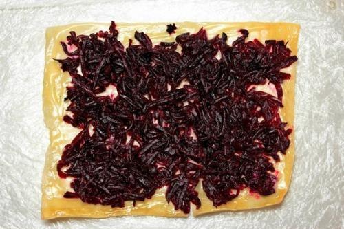 Сельдь под Шубой в лаваше. 02