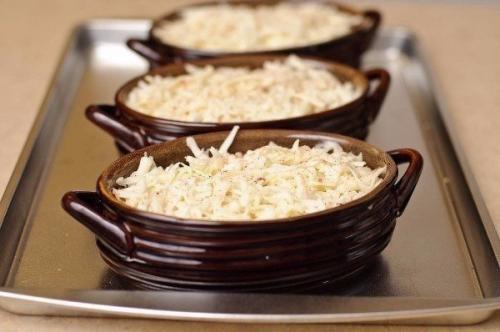 Жюльен с курицей и грибами. 09 Жюльен с курицей и грибами. 09