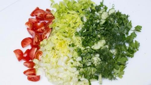 Салат с тунцом и овощами. 02 Салат с тунцом и овощами. 02