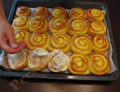 Завитушки с творогом в нежнейшей сметанной заливке. 03 Завитушки с творогом в нежнейшей сметанной заливке. 03