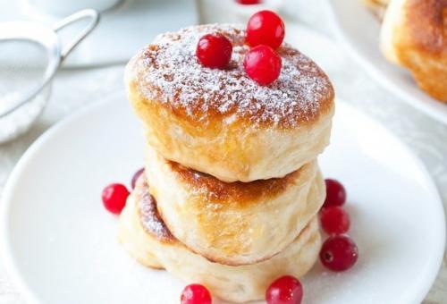 Постные пышные оладьи. 

