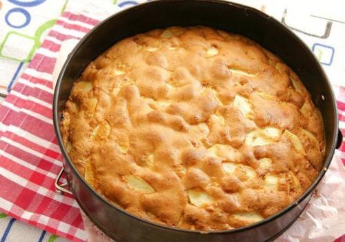 Очень вкусная шарлотка - лентяйка. 03 Очень вкусная шарлотка - лентяйка. 03