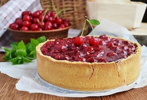 Пирог с творогом и вишней. 01 Пирог с творогом и вишней. 01