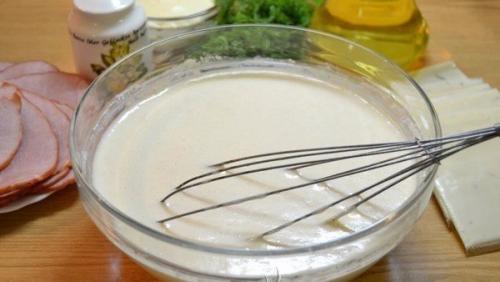 Блинные рулетики с начинкой из ветчины и сыра. 03 Блинные рулетики с начинкой из ветчины и сыра. 03