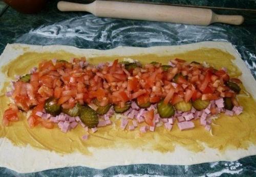 Голландский рулет.  Ингредиенты: 02