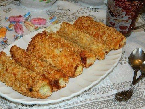 Горячие бутерброды - трубочки. 06