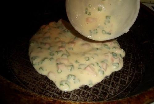 Лепешка на завтрак.   Ингредиенты на 4 порции: 04