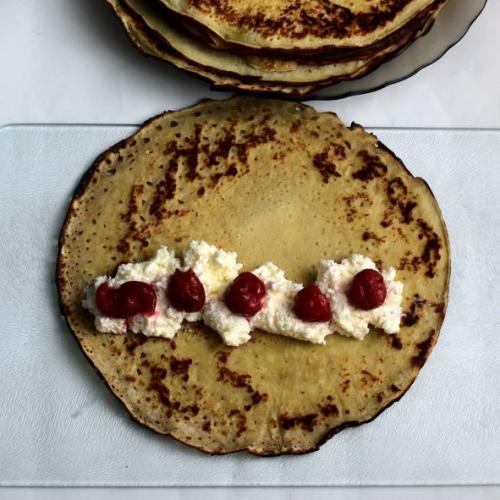 Блинный торт с шоколадной заливкой. 02